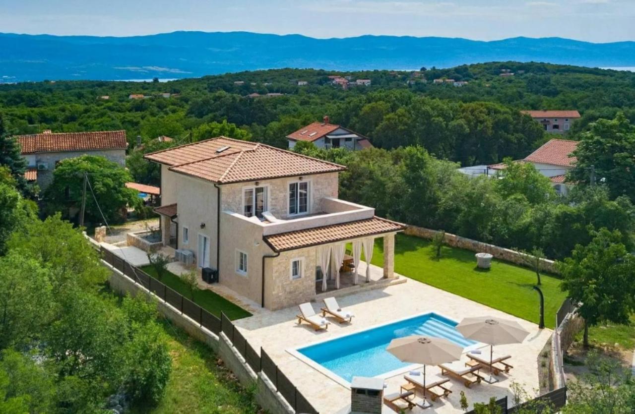 Villa Lulu Kamena Villa S Maslinikom Otok Krk Dobrinj Selo Gostinjac クルク エクステリア 写真